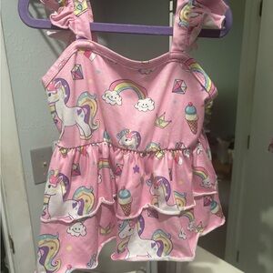 Pink Unicorn Kids Blouse